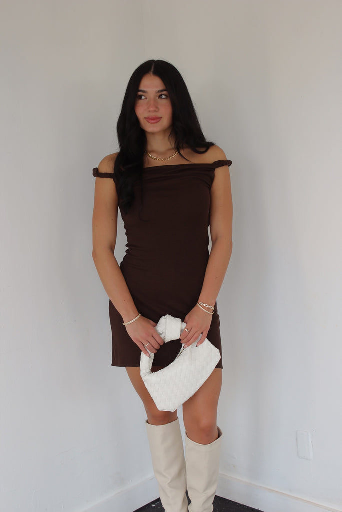 Off The Shoulder Knit Dress Off The Shoulder Knit Dress