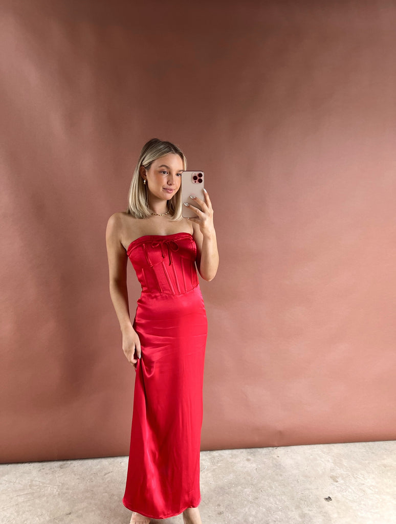 Cherry Dress Red / S Cherry Dress Red / S