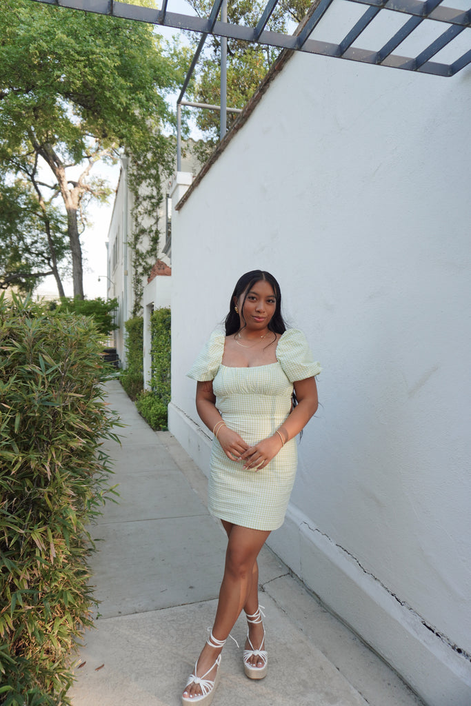 Gingham Sun Dress