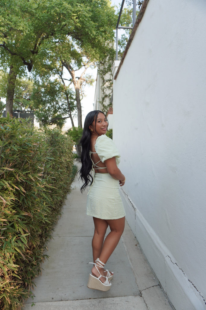 Gingham Sun Dress
