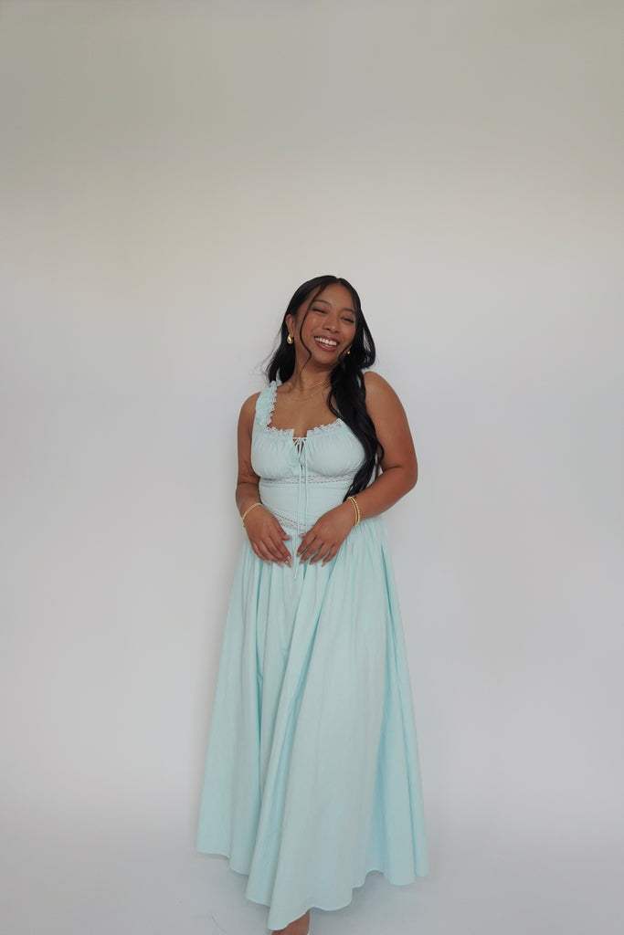 Tiffany Blue Maxi Dress