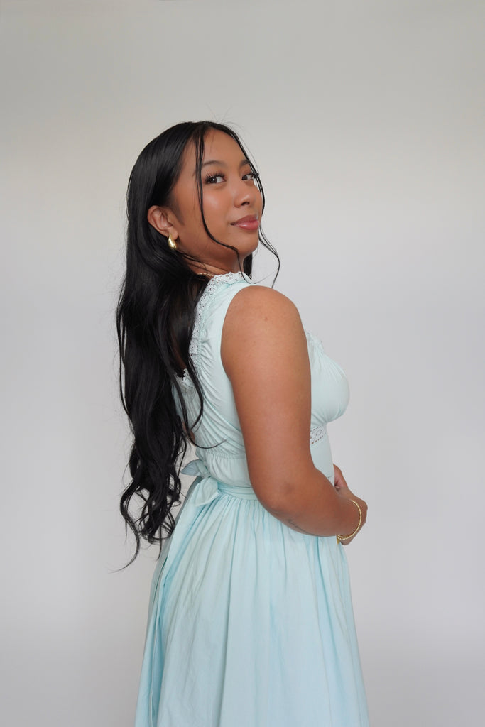 Tiffany Blue Maxi Dress