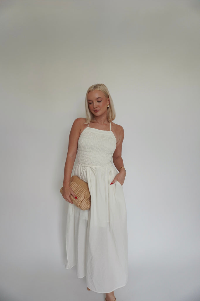 Open Back Maxi Dress