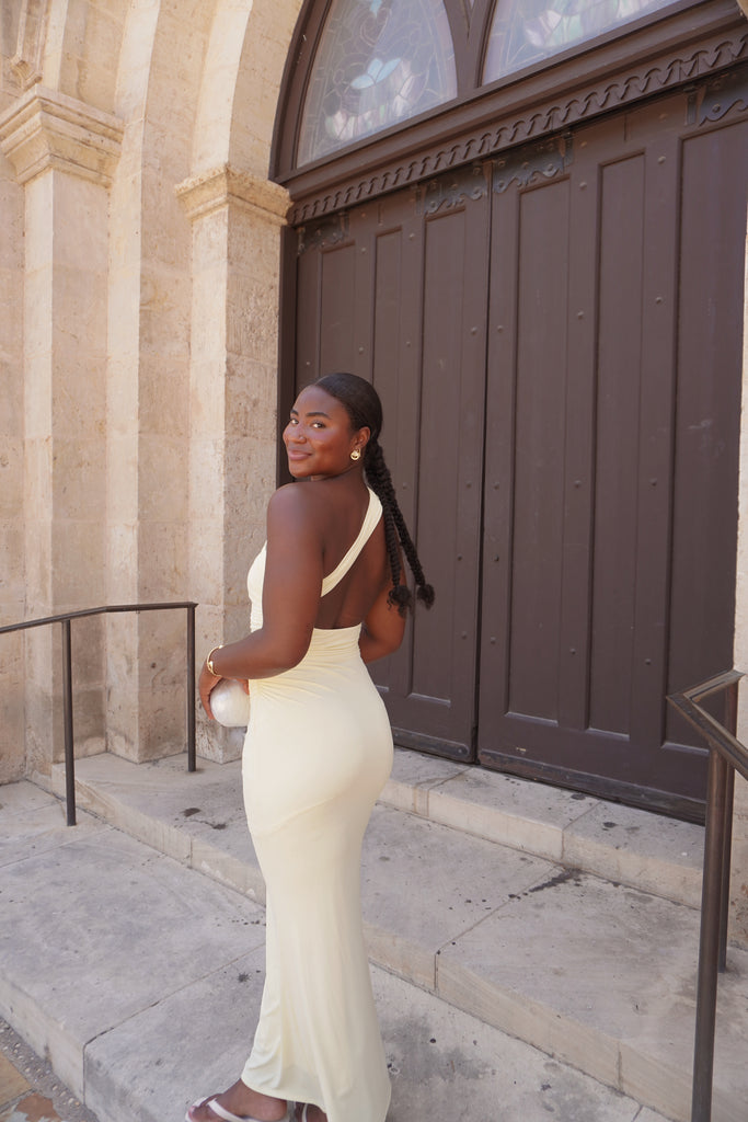 Yellow Shell Maxi Dress