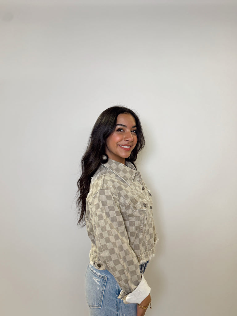 Distressed Denim Jacket