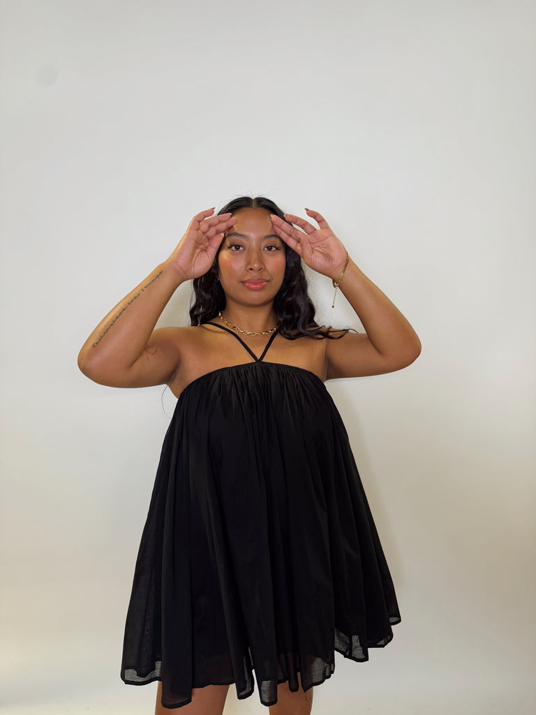 Peyton Halter Babydoll Dress