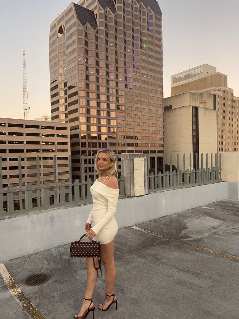 halter sweater dress Learn more by visiting the Organic tab in our brand store Ann Taylor Petite Ribbed Halter