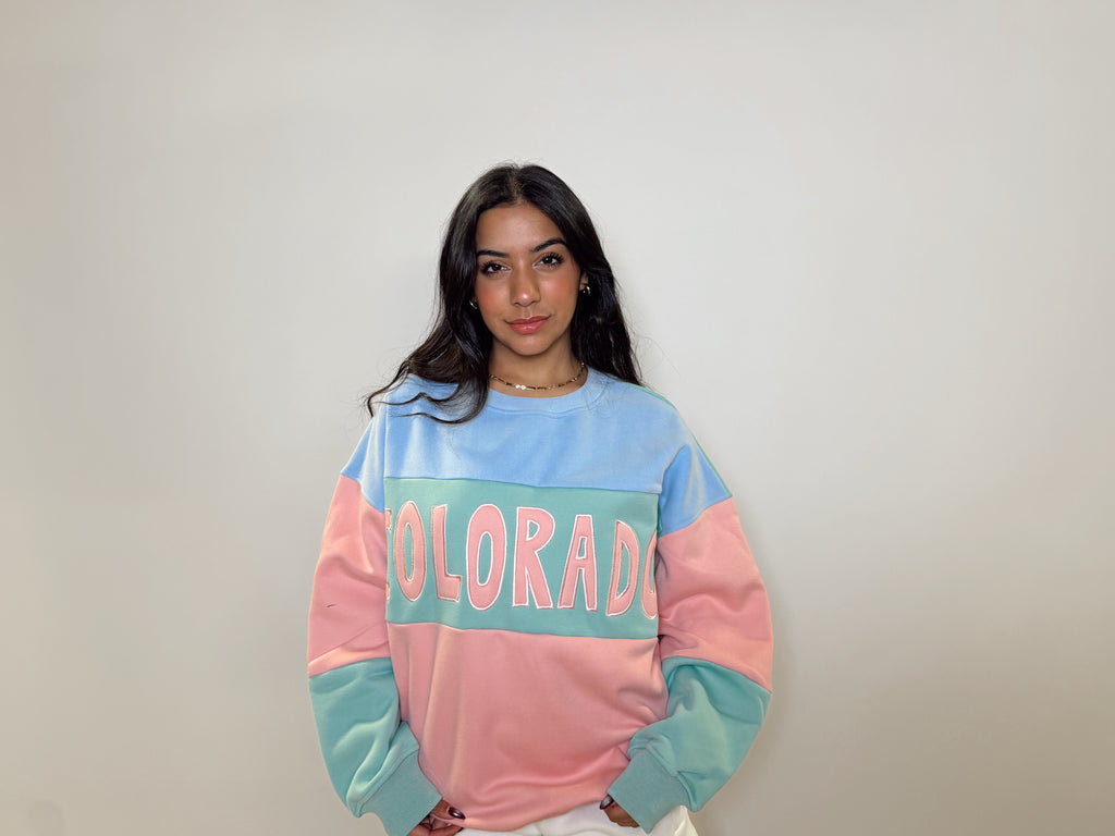 Color Block Pullover