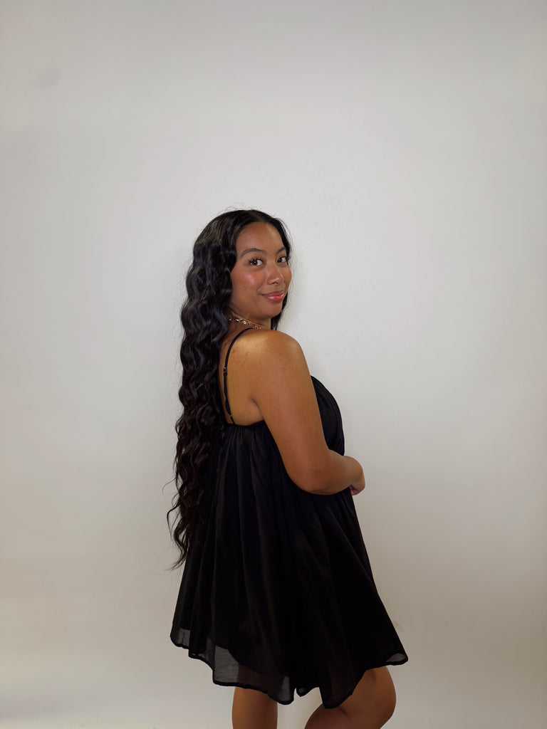 Peyton Halter Babydoll Dress