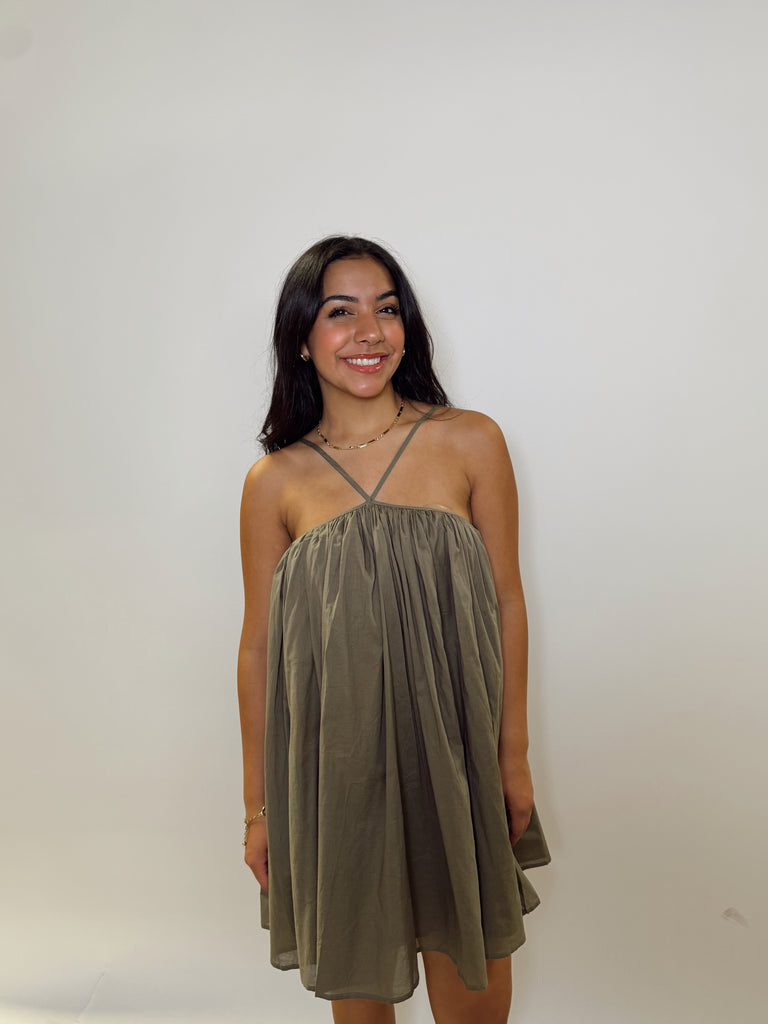 Peyton Halter Babydoll Dress