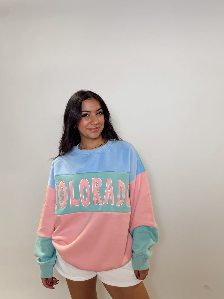 Color Block Pullover