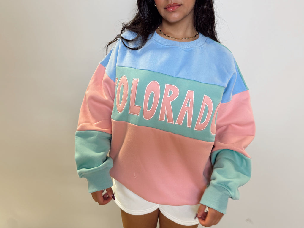 Color Block Pullover