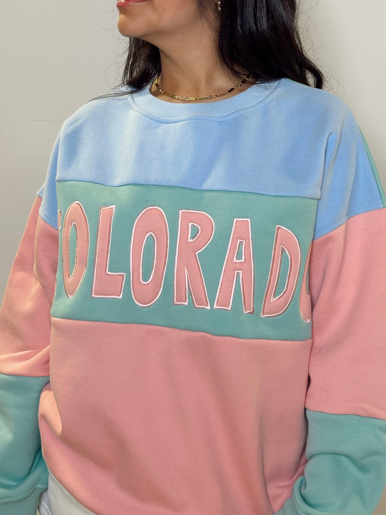 Color Block Pullover