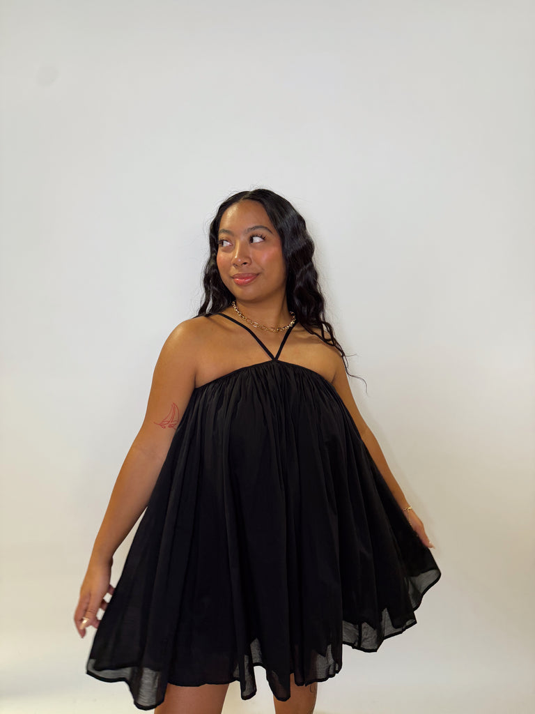 Peyton Halter Babydoll Dress