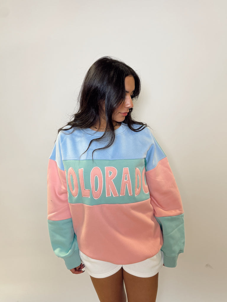 Color Block Pullover