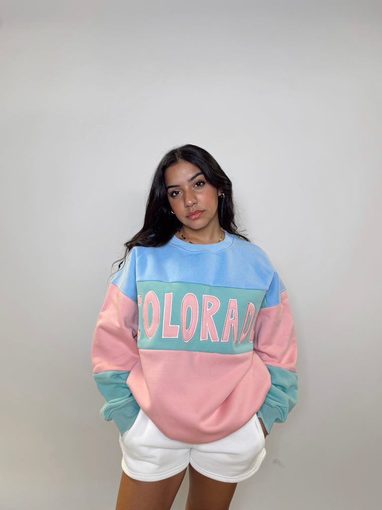 Color Block Pullover