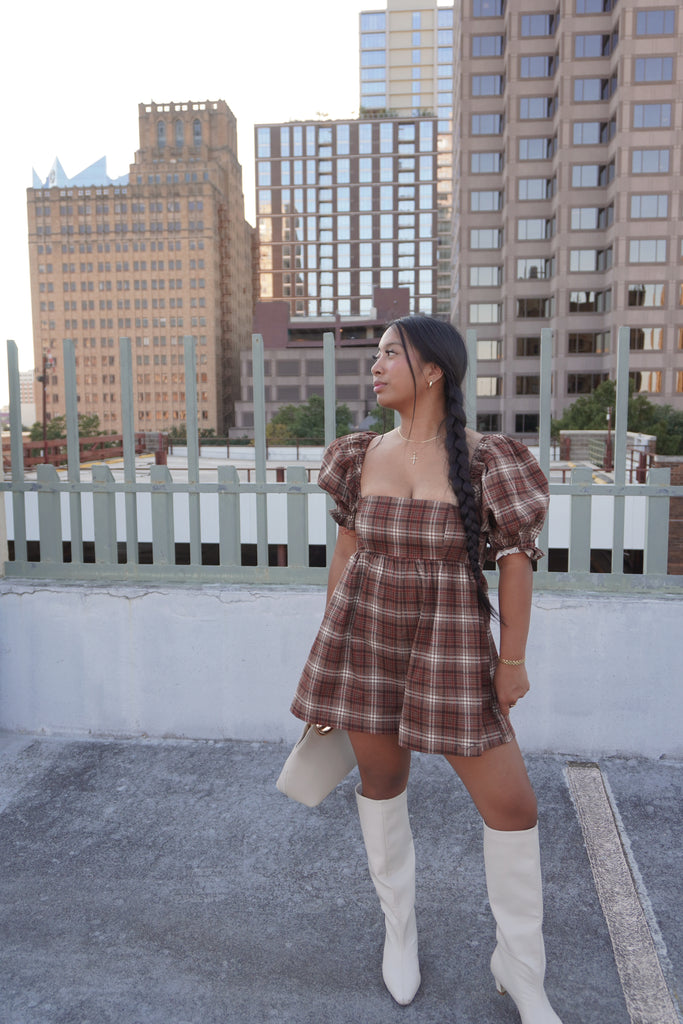 Plaid Romper