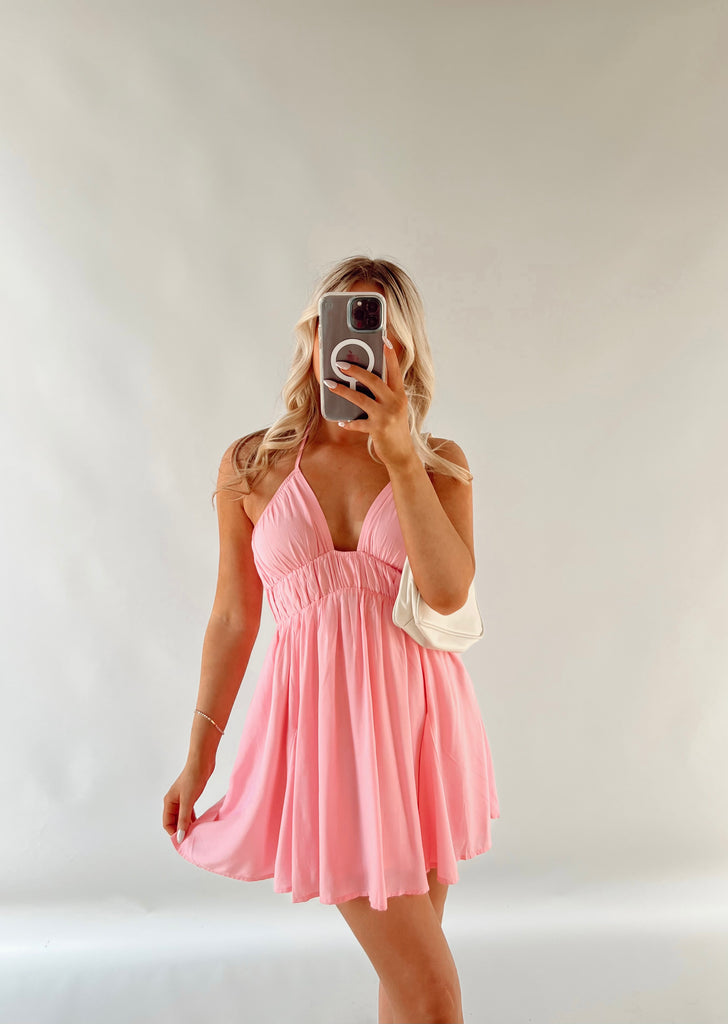 Vienna a shop line mini dress