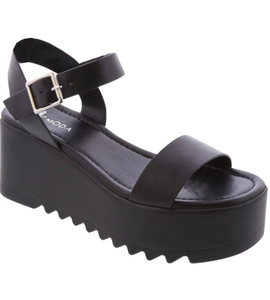 Dot 1 Platform Sandal